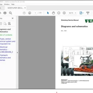 FENDT Katana 652-1325 Diagrams and schematics Workshop Service Manual - PDF DOWNLOAD