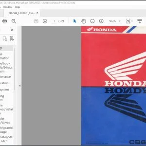 Honda CB600F Shop Manual - PDF DOWNLOAD