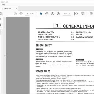 Honda XR 600R Service Manual - PDF DOWNLOAD