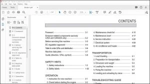 Hyundai Ceres Excavator HW140A Operator's Manual - PDF DOWNLOAD