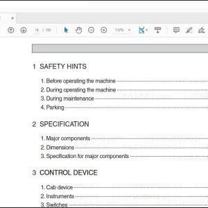 Hyundai Ceres HB100 Backhoe Loader Operator's Manual - PDF DOWNLOAD