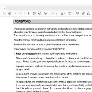 Hyundai Ceres HL730TM-7A Wheel Loader Operator's Manual - PDF DOWNLOAD