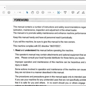 Hyundai Ceres HL740TM-7 Wheel Loader Operator's Manual - PDF DOWNLOAD