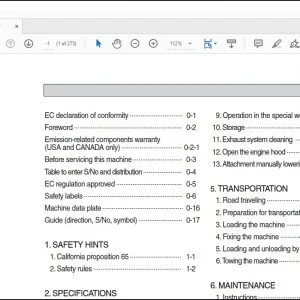 Hyundai Ceres HL955A Operator's Manual - PDF DOWNLOAD