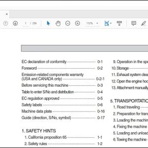 Hyundai Ceres HL955A TM Operator's Manual - PDF DOWNLOAD