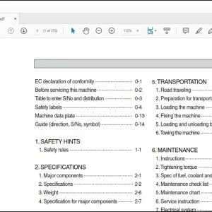 Hyundai Ceres HL955T3 Operator's Manual - PDF DOWNLOAD