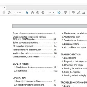 Hyundai Ceres HW150A CR Excavator Operator's Manual - PDF DOWNLOAD