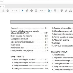 Hyundai Ceres R60WVS PRO Operator's Manual - PDF DOWNLOAD