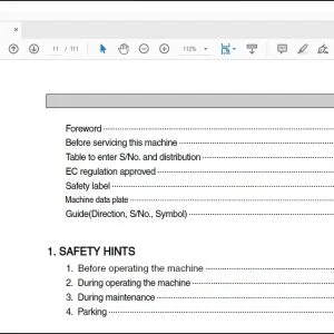 Hyundai Ceres Skid Steer Loader HSL650-7A Operator's Manual - PDF DOWNLOAD