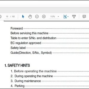 Hyundai Ceres Skid Steer Loader HSL850-7 Operator's Manual - PDF DOWNLOAD