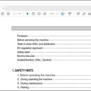 Hyundai Ceres Skid Steer Loader HSL850-7A Operator's Manual - PDF DOWNLOAD