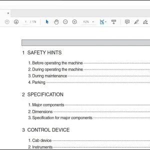 Hyundai H930C Backhoe Loader Operator's Manual - PDF DOWNLOAD