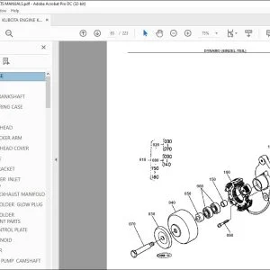 KUBOTA ENGINE KH36H PARTS MANUALS - PDF DOWNLOAD