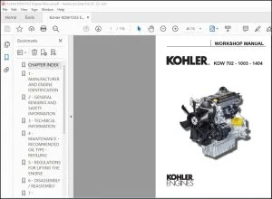Kohler KDW 702 KDW 1003 KDW 1404 Workshop Manual - PDF DOWNLOAD