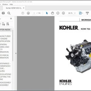 Kohler KDW 702 KDW 1003 KDW 1404 Workshop Manual - PDF DOWNLOAD