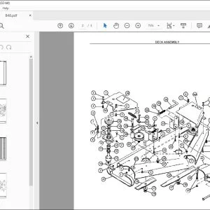 Kubota B48 Deck Mowers Parts Book Manual - PDF DOWNLOAD