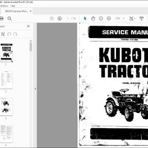 Kubota B6000 Tractor Service Manual - PDF DOWNLOAD