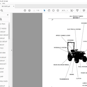 Kubota B6100D-T Tractor Parts Book Manual- PDF DOWNLOAD