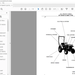 Kubota B7100HST-D NEW TYPE Tractor Parts Book Manual - PDF DOWNLOAD