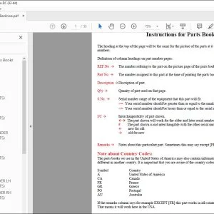 Kubota BT751 Backhoe Loader Parts Book Manual - PDF DOWNLOAD