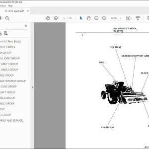 Kubota FL1270 Tillers Parts Book Manual - PDF DOWNLOAD