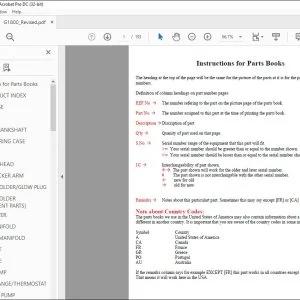 Kubota G1800 Parts Book Manual - PDF DOWNLOAD