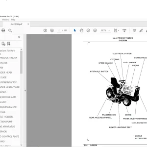 Kubota G4200H Tractor Parts Book Manual - PDF DOWNLOAD