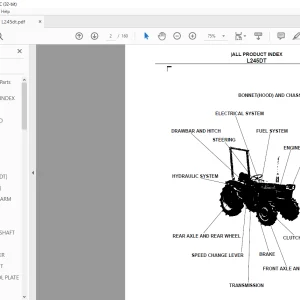 Kubota L245DT Tractor Parts Book Manual - PDF DOWNLOAD