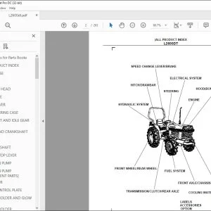 Kubota L2600DT Tractor Parts Book Manual - PDF DOWNLOAD