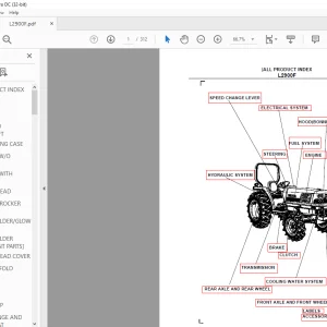 Kubota L2900F Tractor Parts Book Manual - PDF DOWNLOAD