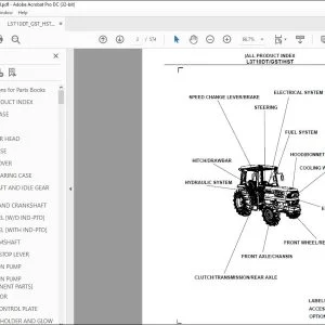 Kubota L3710DT GST HST Tractor Parts Book Manual - PDF DOWNLOAD