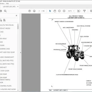 Kubota L4310DT-GST-C HST-C Tractor Parts Book Manual - PDF DOWNLOAD