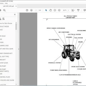 Kubota L4610DT-HST Tractor Parts Book Manual - PDF DOWNLOAD