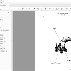 Kubota LA350 Parts Books Manual - PDF DOWNLOAD