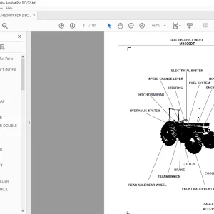 Kubota M4500DT Tractor Parts Book Manual - PDF DOWNLOAD