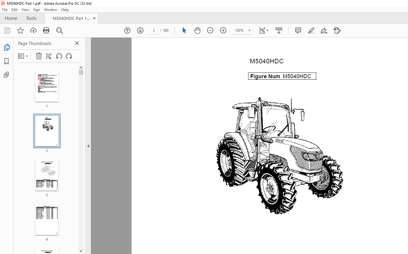 Kubota M5040HDC Tractor Parts Book Manual - PDF DOWNLOAD - HeyDownloads