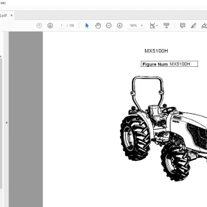 Kubota MX5100H Tractor Parts Book Manual - PDF DOWNLOAD