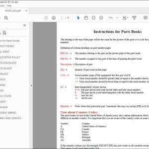Kubota RC54_G20 Parts Book Manual - PDF DOWNLOAD