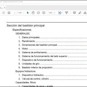 Link Belt 210X2 240X2 Excavadora Manual de Servicio 2301 - PDF DOWNLOAD (Spanish)