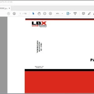 Linkbelt 130LX - EX Excavator Parts Manual 1015 - PDF DOWNLOAD