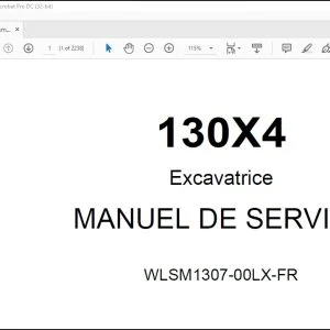 Linkbelt 130X4-130X4 LC-130X4 DZ Excavatrice MANUEL DE SERVICE - PDF DOWNLOAD