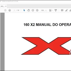 Linkbelt 160 X2 Escavadora MANUAL DO OPERADOR - PDF DOWNLOAD (Portuguese)