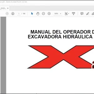 Linkbelt 210 X2 EXCAVADORA HIDRÁULICA MANUAL DEL OPERADOR 2101 - PDF DOWNLOAD (Spanish)