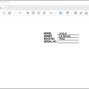 Linkbelt 210LX Excavator Service Manual 1032 - PDF DOWNLOAD