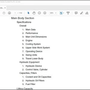 Linkbelt 350X2 Excavator Service Manual 2308 - PDF DOWNLOAD