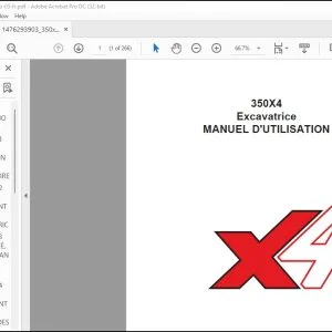 Linkbelt 350X4 Excavatrice MANUEL D'UTILISATION 350X4-OM-LXG-05-FR - PDF DOWNLOAD