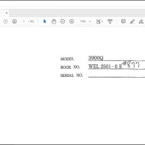 Linkbelt 3900Q Quantum Series Service Manual S877 - PDF DOWNLOAD