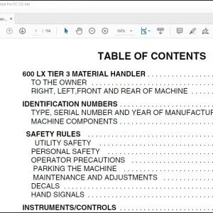 Linkbelt 600 LX TIER 3 Operator's Manual - PDF DOWNLOAD