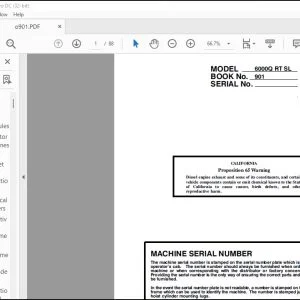 Linkbelt 6000Q RT SL Quantum Series Service Manual 901 - PDF DOWNLOAD