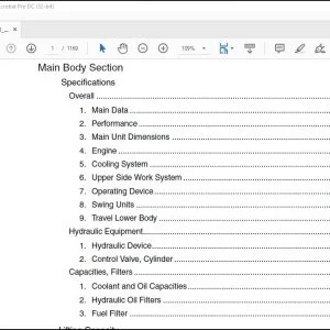 Linkbelt 800 X2 Excavator Service Manual UST-00-00-014LX - PDF DOWNLOAD